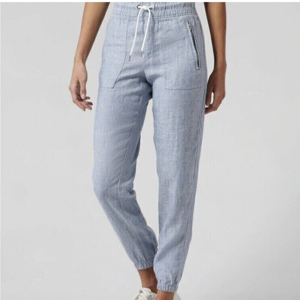 Athleta Cabo Linen Jogger Pants size 4